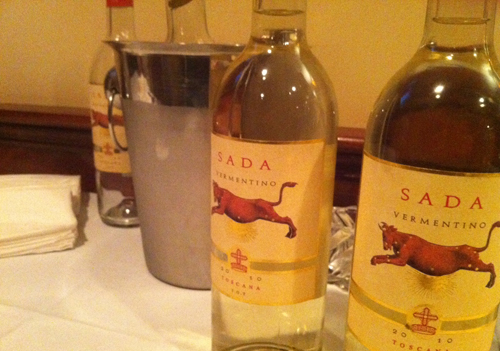 Sada Vermentino Wine Tasting