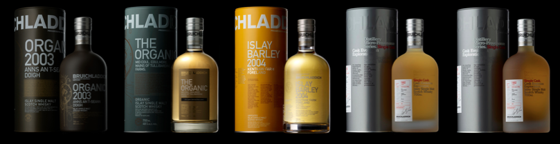 Bruichladdich_Whisky_Product_Line