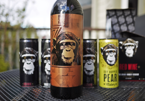 Wine Koozie — The Infinite Monkey Theorem