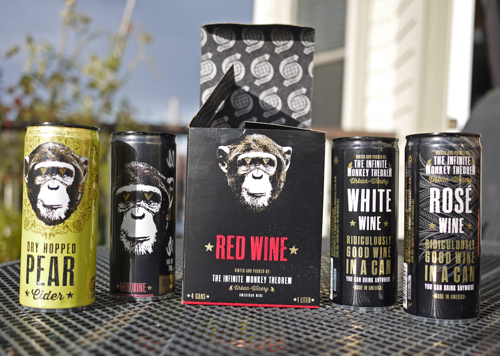 Wine Koozie — The Infinite Monkey Theorem